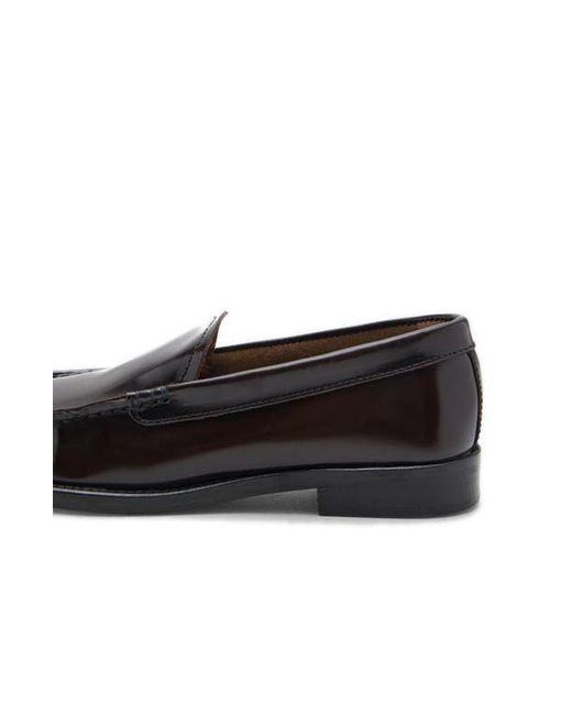 Mango Black Gathered Moc Toe Loafer