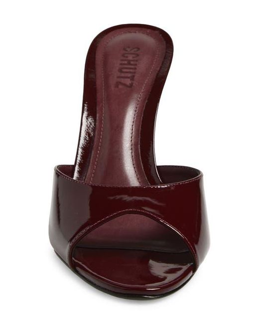 SCHUTZ SHOES Brown Cloe Slide Sandal