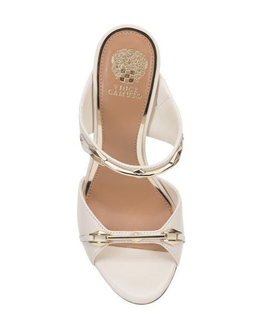 Vince Camuto White Ambra Slide Sandal