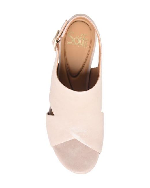 Söfft Natural Liv Slingback Platform Sandal