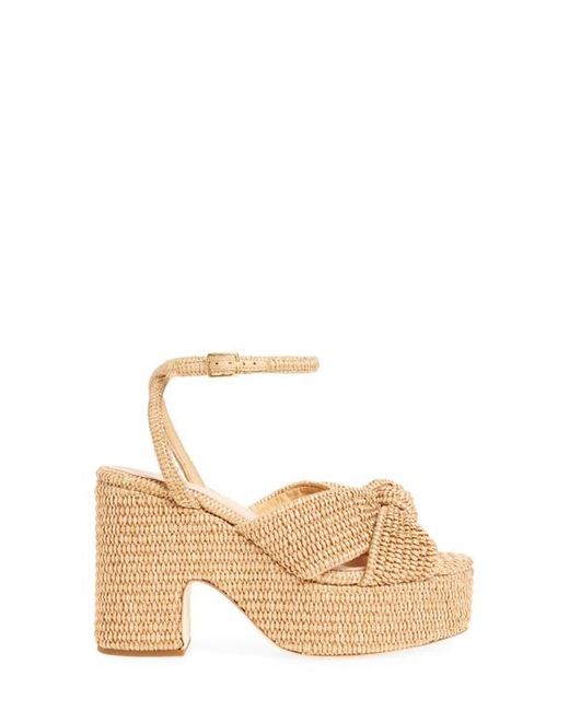 Loeffler Randall Metallic Liza Ankle Strap Platform Sandal