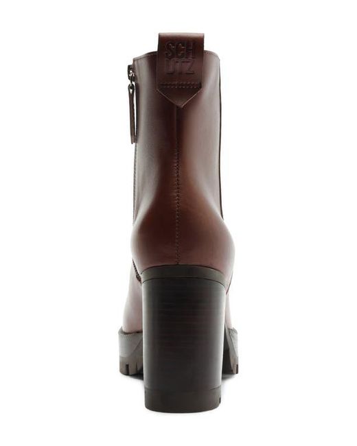SCHUTZ SHOES Brown 240 Platform Boot