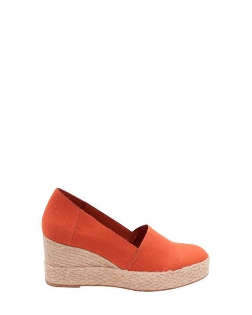 Andre Assous Red Patti Espadrille Wedge