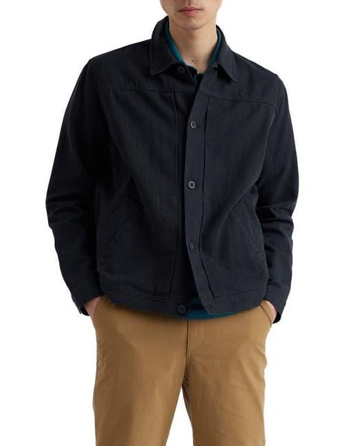 Seasalt Cornwall Blue Helsman Jacket for men