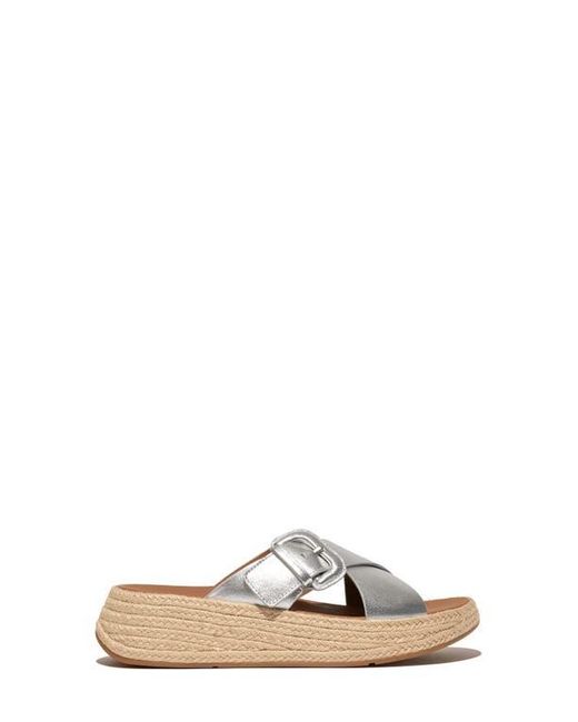 Fitflop Metallic F-Mode Platform Slide Sandal