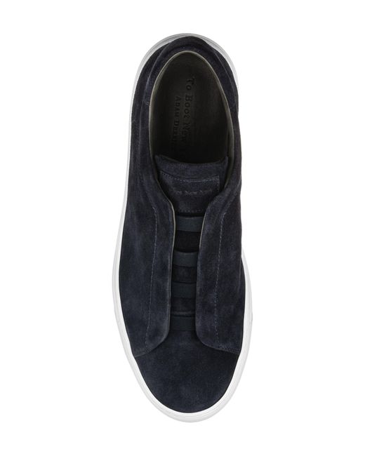 To Boot New York Black Stone Slip-on Sneaker for men