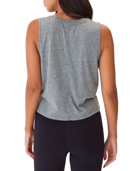 Threads For Thought Gray Hera V-neck Triblend Tank