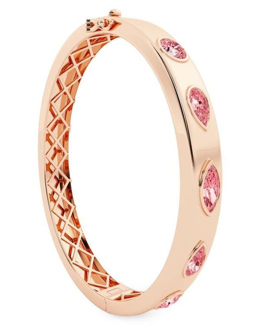 HauteCarat Pink Lab Grown Diamond Bangle