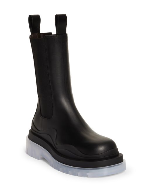 bv tire leather chelsea boots
