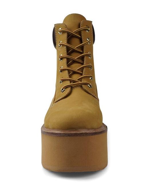 Zigi Brown Platform Bootie
