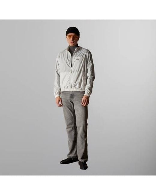 Members Only Gray Windbreaker Packable Jacket for men