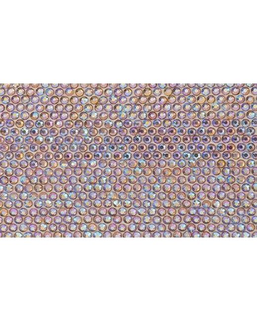 Olga Berg Purple Edith Iridescent Frame Clutch