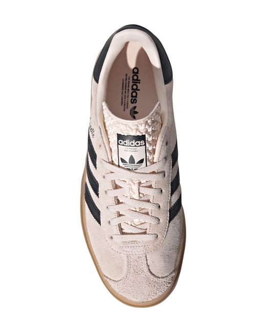 Adidas White Gazelle Bold Platform Sneaker