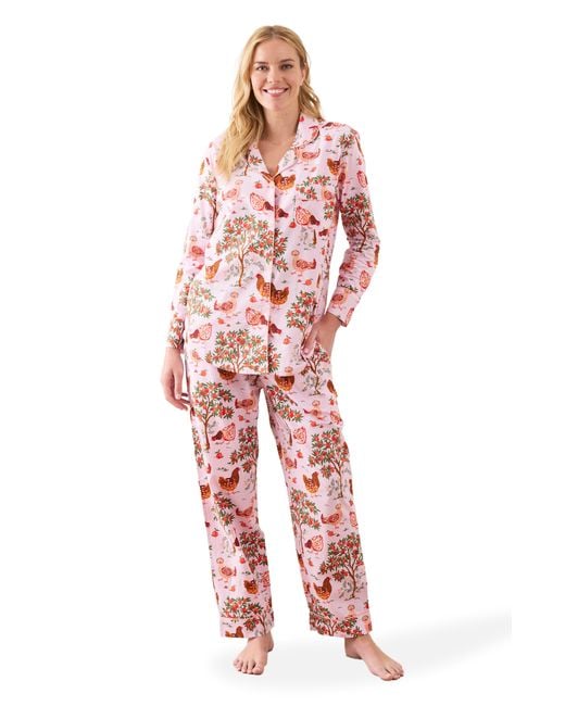 Printfresh Red Long Pj Set
