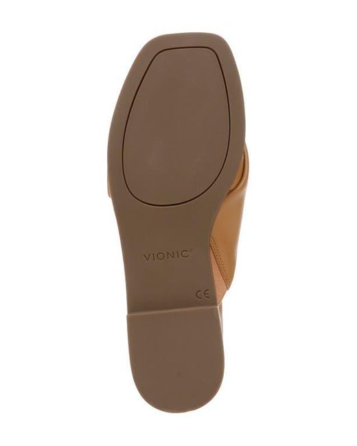 Vionic Brown Miramar Slide Sandal