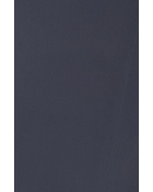 Alex Evenings Blue 234005 Faux Wrap Fitted Dress With Jewel Accent