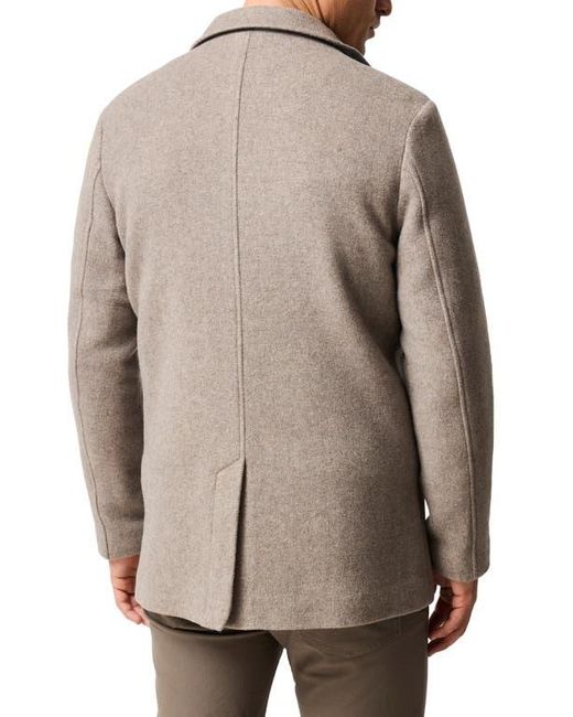 Rodd & Gunn Brown Fitchett Wool Blend Coat for men