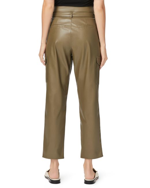PAIGE Tesse Faux Leather Pants in Natural Lyst