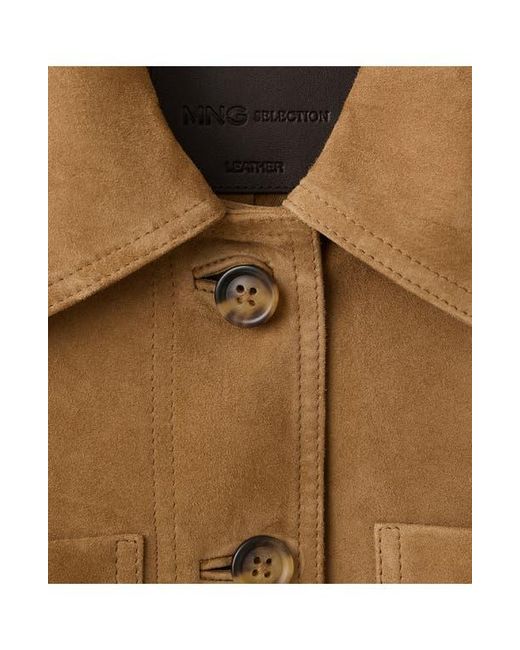Mango Brown Suede Jacket