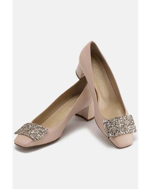 Bells & Becks Natural Sofia Pump With Tab