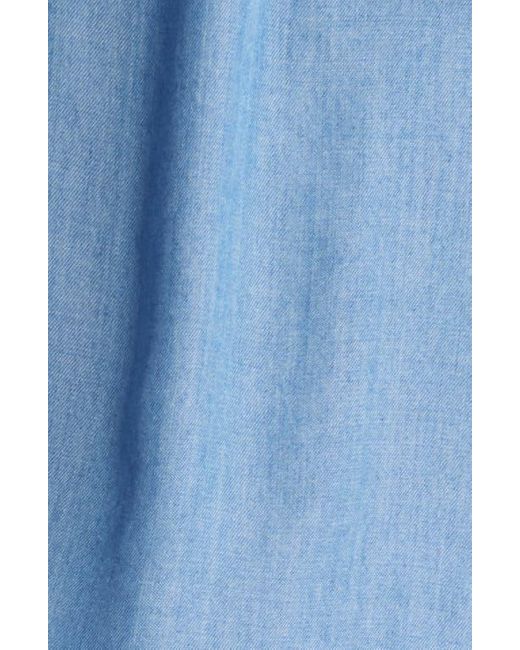 Beach Lunch Lounge Blue Lora Denim Top