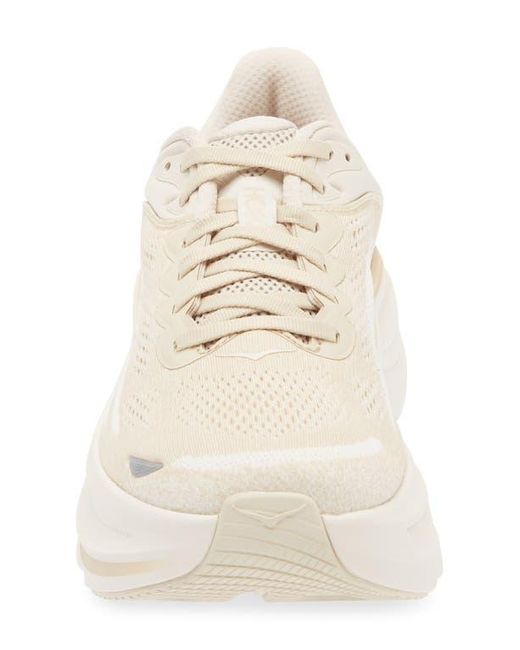Hoka One One White Bondi 9 Running Shoe for men