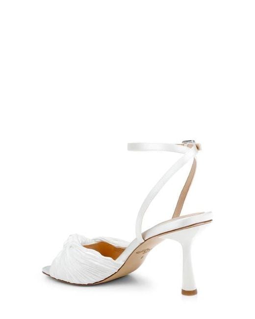 Badgley Mischka White Ibis Ankle Strap Sandal
