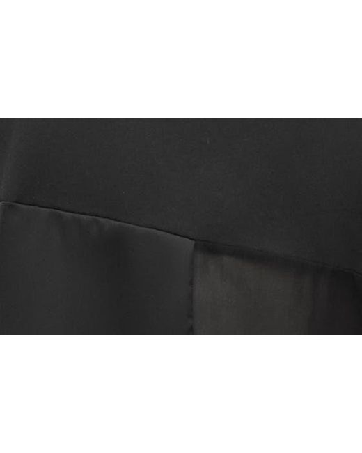 AllSaints Black Zala Handkerchief Hem Top
