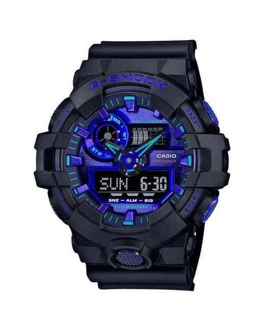 G-Shock Blue Digital Watch, 57.5Mm for men