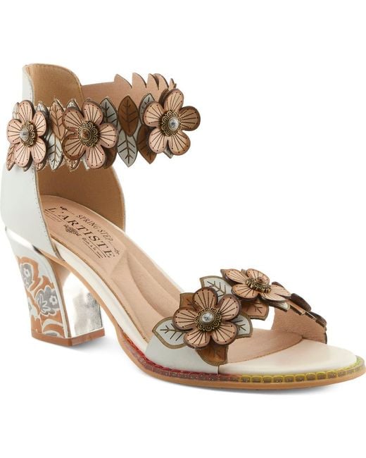 Spring Step Metallic Double Love Ankle Strap Sandal