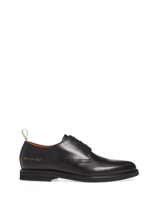 Common Projects Black Standard Plain Toe Derby for men