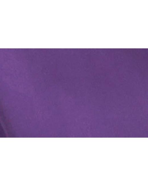 Equipment Purple Signature Slim Fit Silk Button-Up Shirt