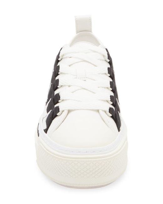 Amiri Metallic Stars Court Platform Sneaker