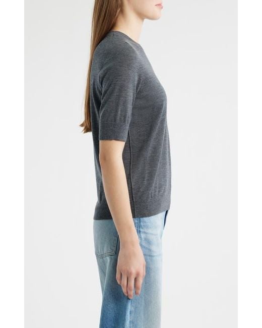 Boss Black Farbella Short Sleeve Virgin Wool Sweater