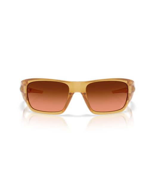 Oakley Brown 60Mm Prizm Rectangular Sunglasses for men