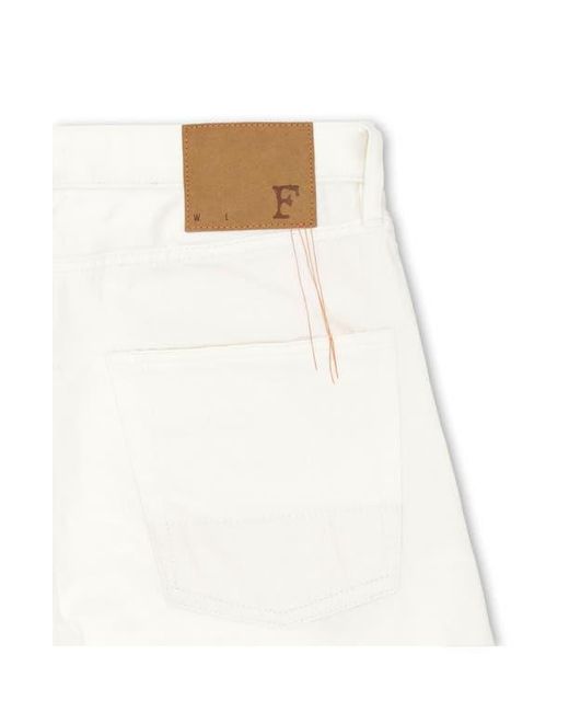 Fortela White 356 Jaky Japan Selvedge 5-Pocket Regular Fit Denim for men