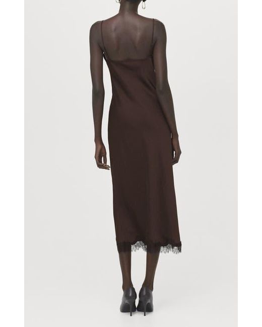 brown camisole dress Yvonne Sequin Cami Gown