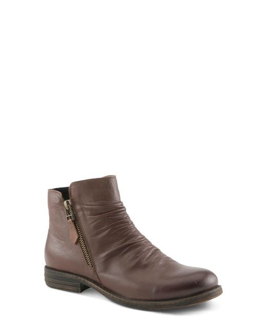 Spring Step Brown Marquis Short Boot