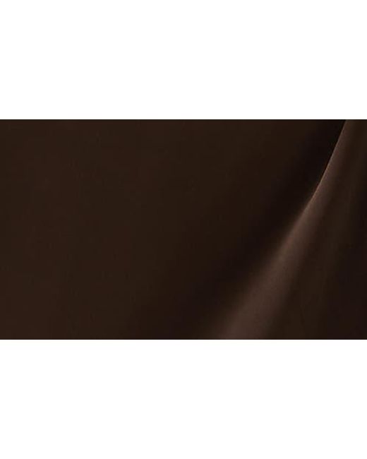 Steve Madden Brown Lara Satin Bias Cut Maxi Dress