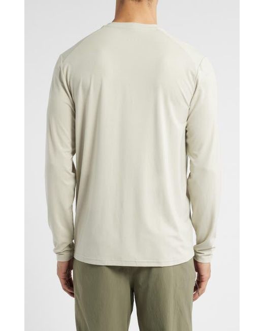 Free Fly White Flex Performance Henley for men