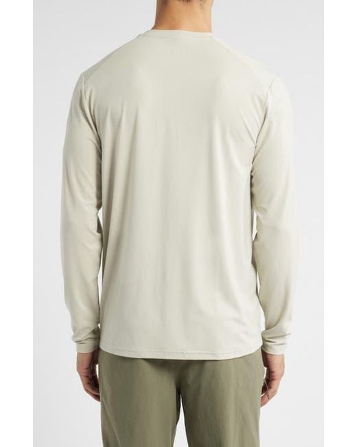Free Fly White Flex Performance Henley for men