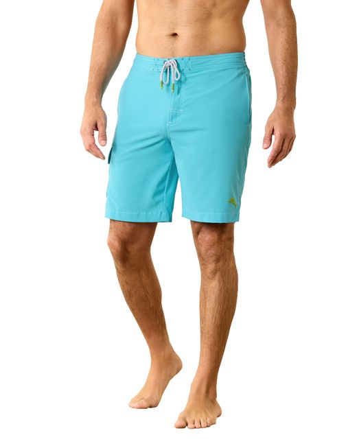 Tommy Bahama Blue Baja Harbor Board Shorts for men