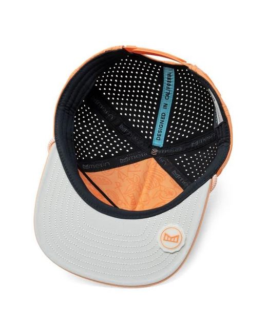 Melin Pink Coronado Brick Hydro Performance Snapback Hat for men