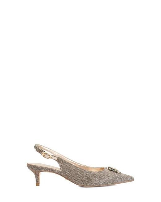 Dune Multicolor Context Pointed Toe Slingback Pump