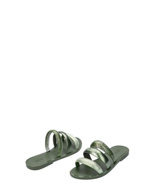 Melissa Green Eclipse Slide Sandal