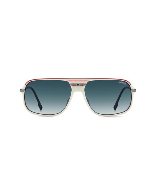 Carrera Blue C Sport 62Mm Oversize Gradient Rectangular Sunglasses for men