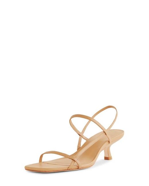 Reformation Natural Serenity Bare Kitten Heel Sandal