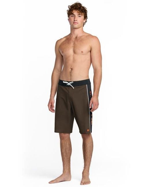 Billabong Gray Spec 73 D Bah Pro Board Shorts for men