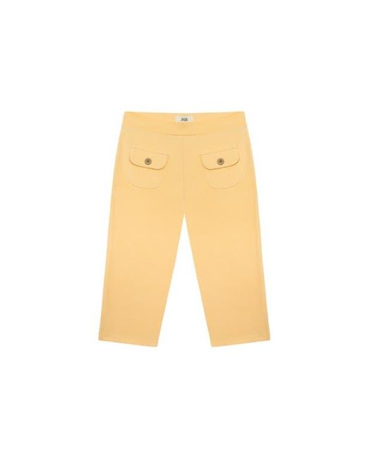 Oddli Natural Button Capris