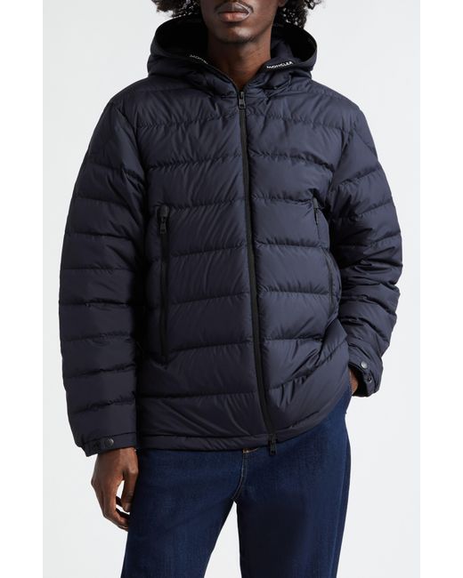 Moncler Black Chambeyron Quilted Down Jacket for men